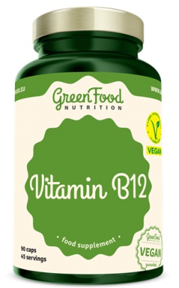 GreenFood Vitamín B12 90 kapsúl