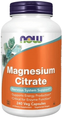 Now Foods Magnesium Citrate, Horčík citrát