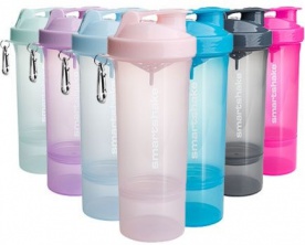 Smartshake Slim Šejker smoke 400 ml + 100 ml