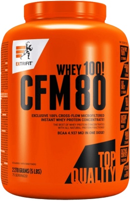 Extrifit CFM Instant Whey 80 2270 g - biely jogurt