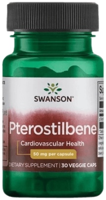 Swanson Pterostilbene 50 mg 30 kapsúl