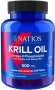 NATIOS Krill Oil Olej z antarktického krilu s astaxantinem 500 mg 60 softgel kapsúl