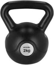 Spokey KETLA Kettlebell plastová činka 2 kg