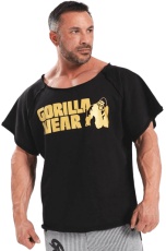 Gorilla Wear Pánské tričko s krátkým rukávem Classic Workout Top Černo/zlatá