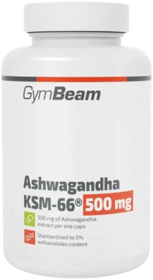 GymBeam Ashwagandha KSM-66® 500 mg 90 kapsúl