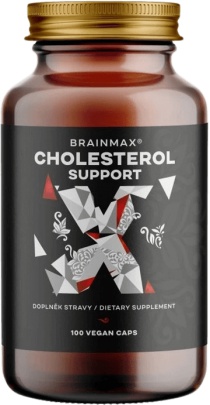 BrainMax Cholesterol Support Řešení Cholesterolu 100 rostlinných kapsúl