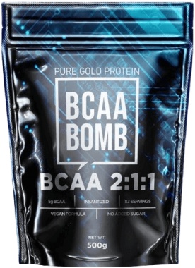 PureGold BCAA Bomb 2:1:1 500 g - vodní meloun 1+1 ZADARMO