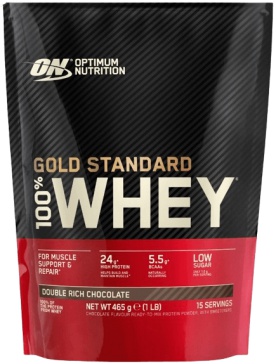 Optimum Nutrition 100% Whey Gold Standard 450 g - vanilka VÝPREDAJ (POŠK.OBAL)