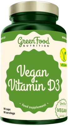 GreenFood Vegan Vitamin D3 90 kapsúl