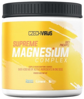 Czech Virus Supreme Magnesium Complex 340 g - ananás VÝPREDAJ (POŠK. OBAL)