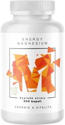 BrainMax Energy Magnesium® 1000 mg Hořčík Malát 200 mg 100 kapsúl