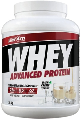 Per4m Whey Protein 2010 g + Protein Bar Low Sugar 62 g ZADARMO