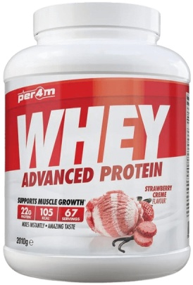 Per4m Whey Protein 2010 g + Protein Bar Low Sugar 62 g ZADARMO