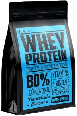 FitBoom Whey Protein 80 % 1000 g - vanilka