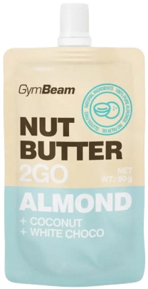 GymBeam Ořechové máslo 2GO 80 g - arašídové máslo