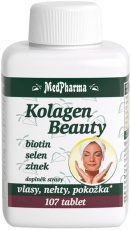 MedPharma Kolagén Beauty Biotín, Selén, Zinok 107 tabliet