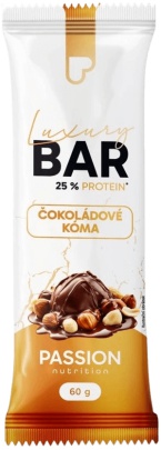 Passion Nutrition Protein Luxury bar 60 g - čokoládové kóma