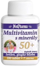 MedPharma Multivitamín s minerály 50+ 107 tabliet