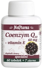 MedPharma Coenzym Q10 60 mg + Vitamin E 67 kapsúl