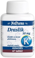 MedPharma Draslík 50 mg 67 tabliet