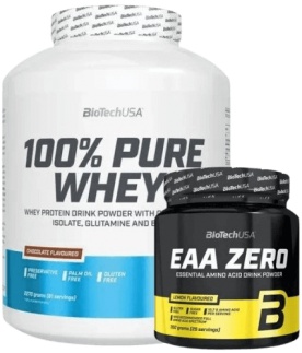 BioTechUSA 100% Pure Whey 2270 g + EAA Zero 350 g ZADARMO