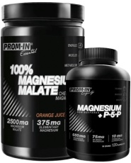 Prom-in 100% Magnesium Malate 324 g + Magnesium 120 kapslí ZADARMO