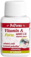 MedPharma Vitamin A 6000 I.U. forte 67 kapsúl