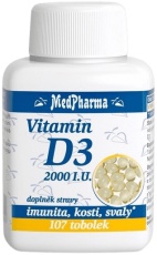 MedPharma Vitamin D3 2000 I.U. 107 tobolek