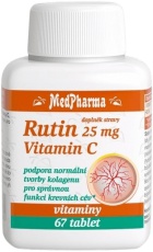 MedPharma Rutin 25 mg + Vitamin C 67 tabliet