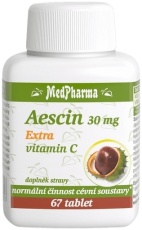 MedPharma Aescin 30 mg Extra vitamín C 67 tabliet