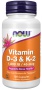 Now Foods Vitamin D3 a K2 120 kapsúl