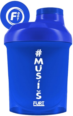 Fitness007 šejkr #musíšfurt 300 ml - biela