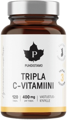 Puhdistamo Triple Vitamin C - 120 kapsúl