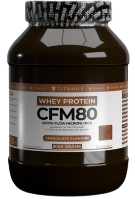 Titánus Whey CFM 80 2000 g - banán