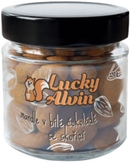 Lucky Alvin Mandle v bílé čokoládě se skořicí 120 g VÝPREDAJ 20.10.2026