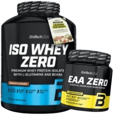 BioTechUSA Iso Whey Zero 2270 g + BiotechUSA EAA Zero 350 g ZADARMO