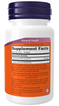 Now Foods CoQ10 100 mg 50 kapsúl