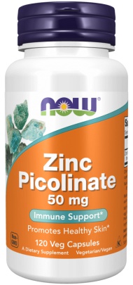 Now Foods Zinc Picolinate 50 mg 120 kapsúl