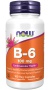 Now Foods Vitamin B6 100 mg 100 kapsúl