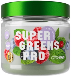 Czech Virus Super Greens PRO V2.0 360 g - lesné ovocie