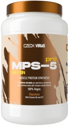Czech Virus Viaczložkový proteín MPS-5 PRO Vegan 1000 g - banán/jahoda