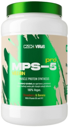 Czech Virus Viaczložkový proteín MPS-5 PRO Vegan 1000 g - banán/jahoda