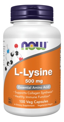 Now Foods L-Lysin 500 mg 100 tabliet
