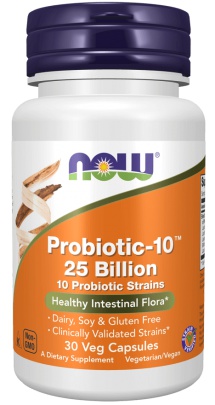 Now Foods Probiotic-10 25 Billion 30 kapsúl