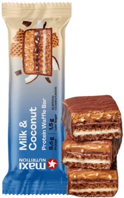 Maxi Nutrition Waffle protein bar 40 g - mléko/ kokos