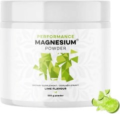 BrainMax Performance Magnesium Powder 550 g - Limetka VÝPREDAJ (POŠK.OBAL)
