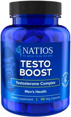 Natios TestoBoost Komplex 11 složek 90 veganských kapsúl