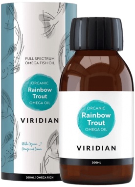 Viridian Scandinavian Rainbow Trout Oil 200 ml Organic