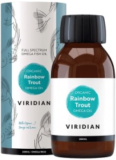 Viridian Scandinavian Rainbow Trout Oil 200 ml Organic