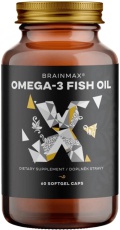 BrainMax Omega-3 Fish Oil 60 softgel kapsúl